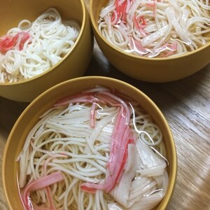 かにかまにゅうめん